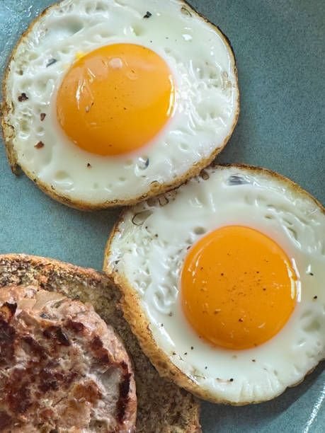 full-frame-image-of-blue-green-plate-of-wholemeal-toasted-bagel-topped-with-sausage-meat-and5194204670650720936.jpg
