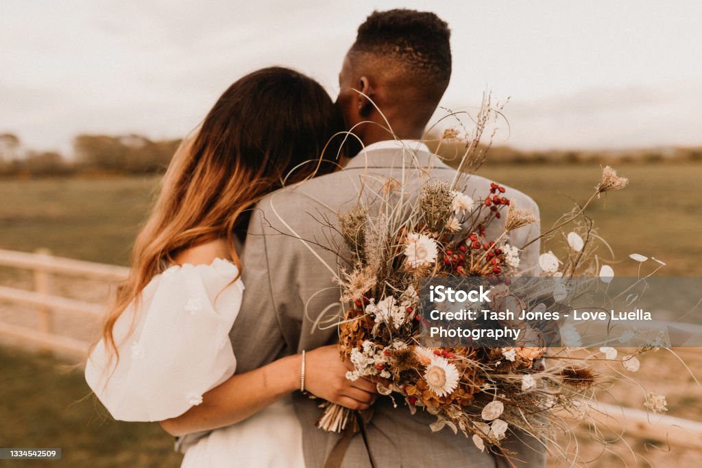 Young Black Couple Elope in Wales UK